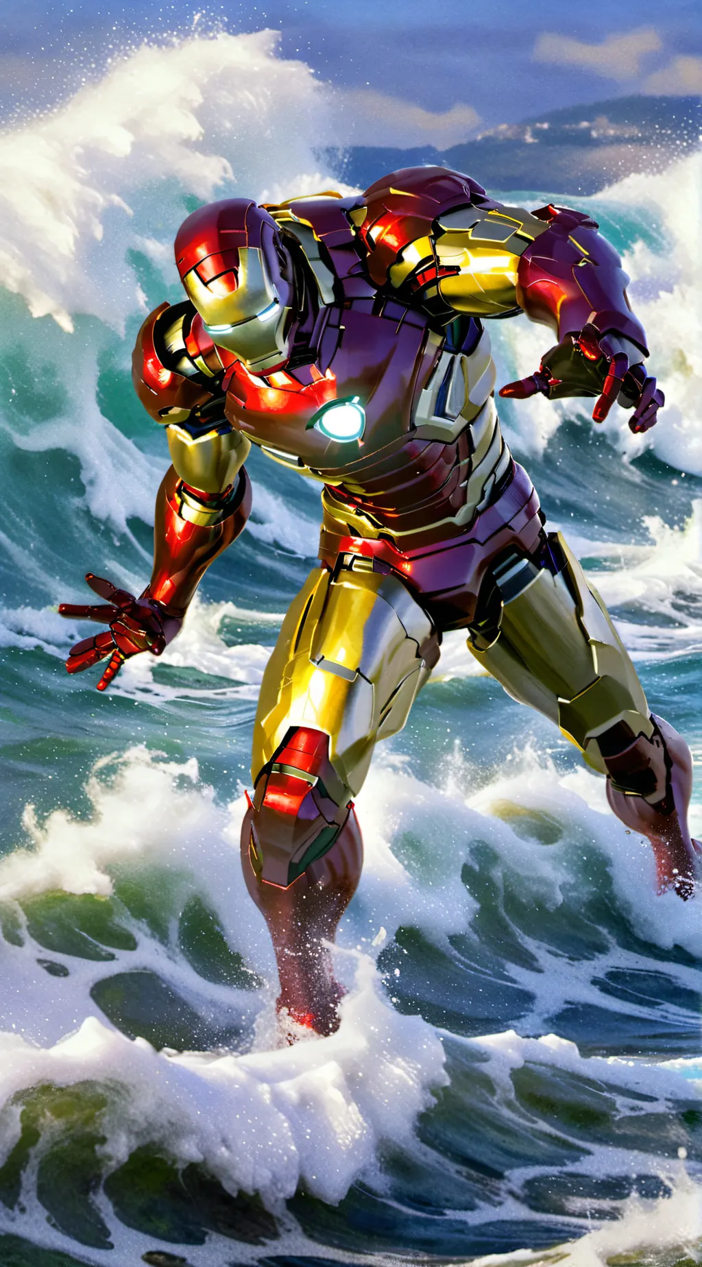 ai character: iron man background