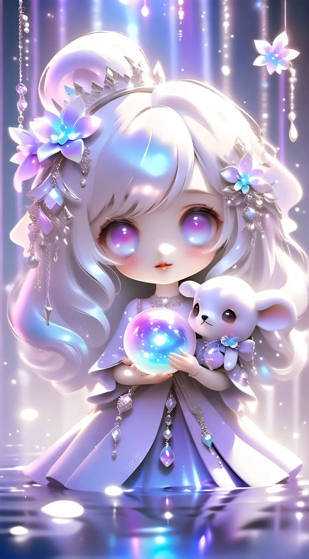 ai character: Aria background