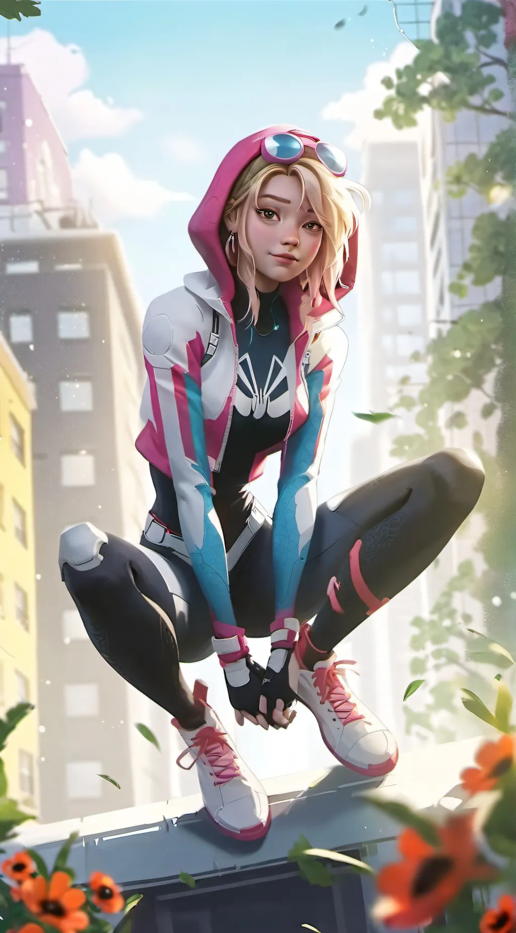 ai character: Gwen background