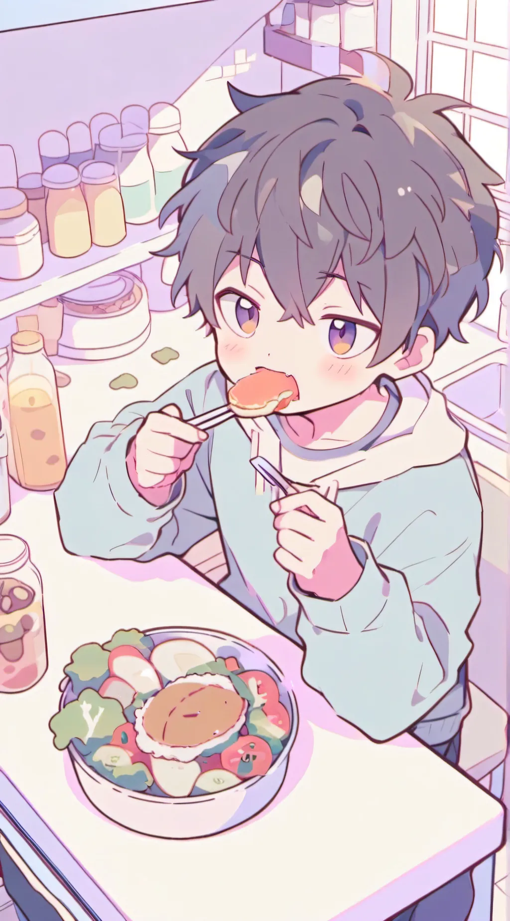 ai character: Liam & Leo background