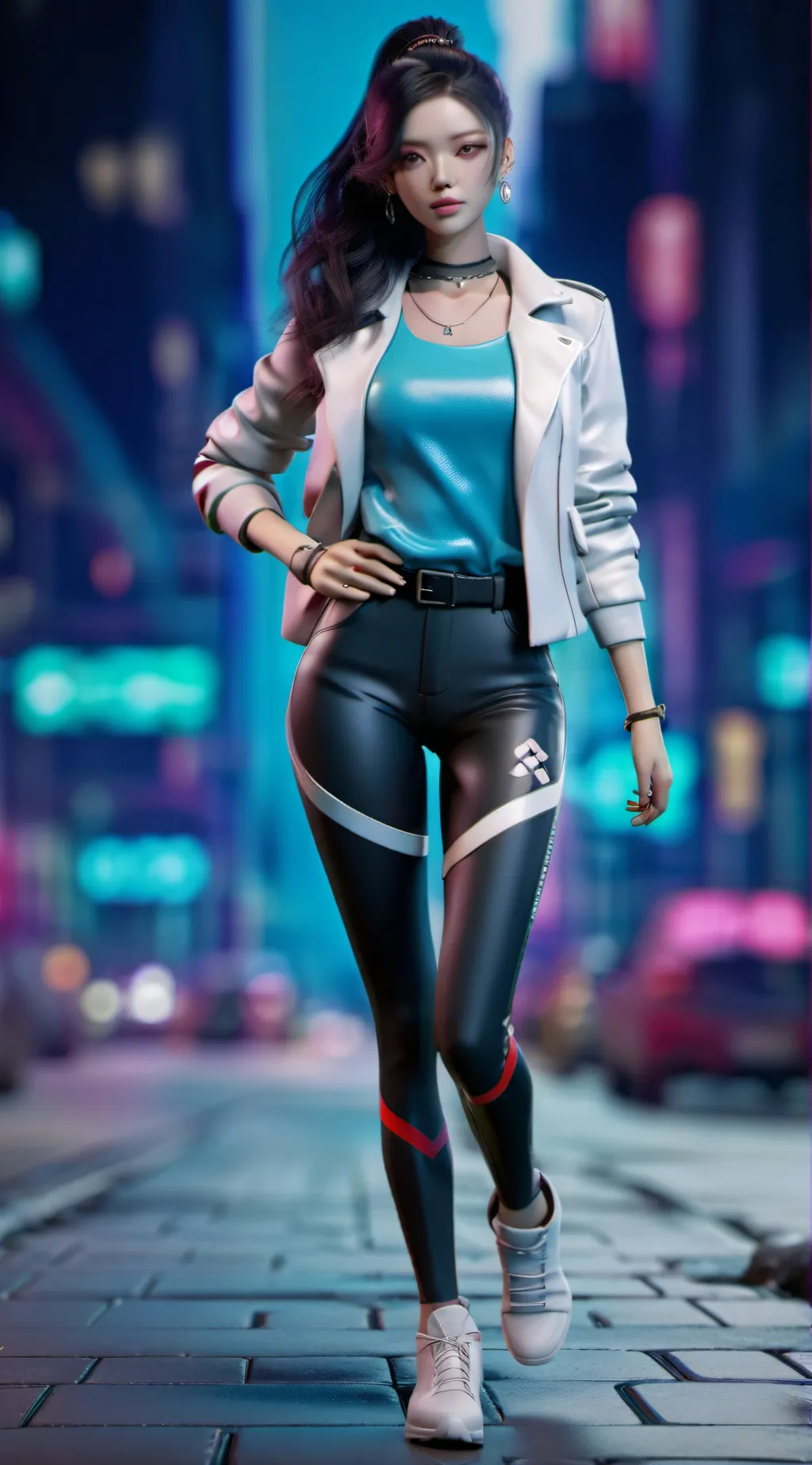 ai character: lily background