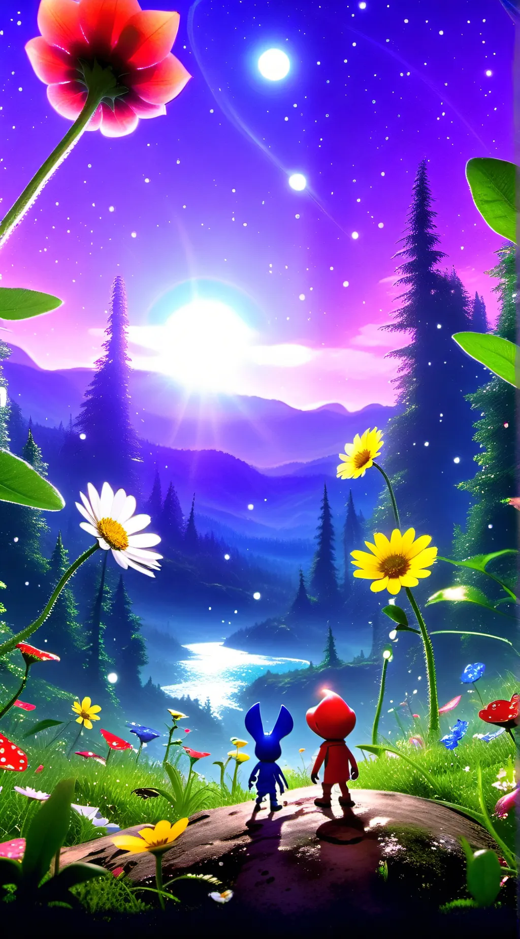 ai character: pikmin background