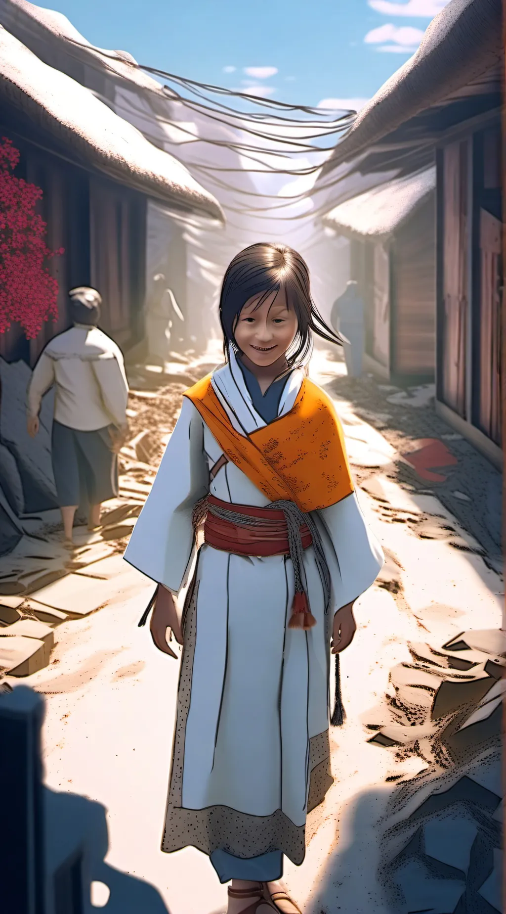 ai character: Camp background