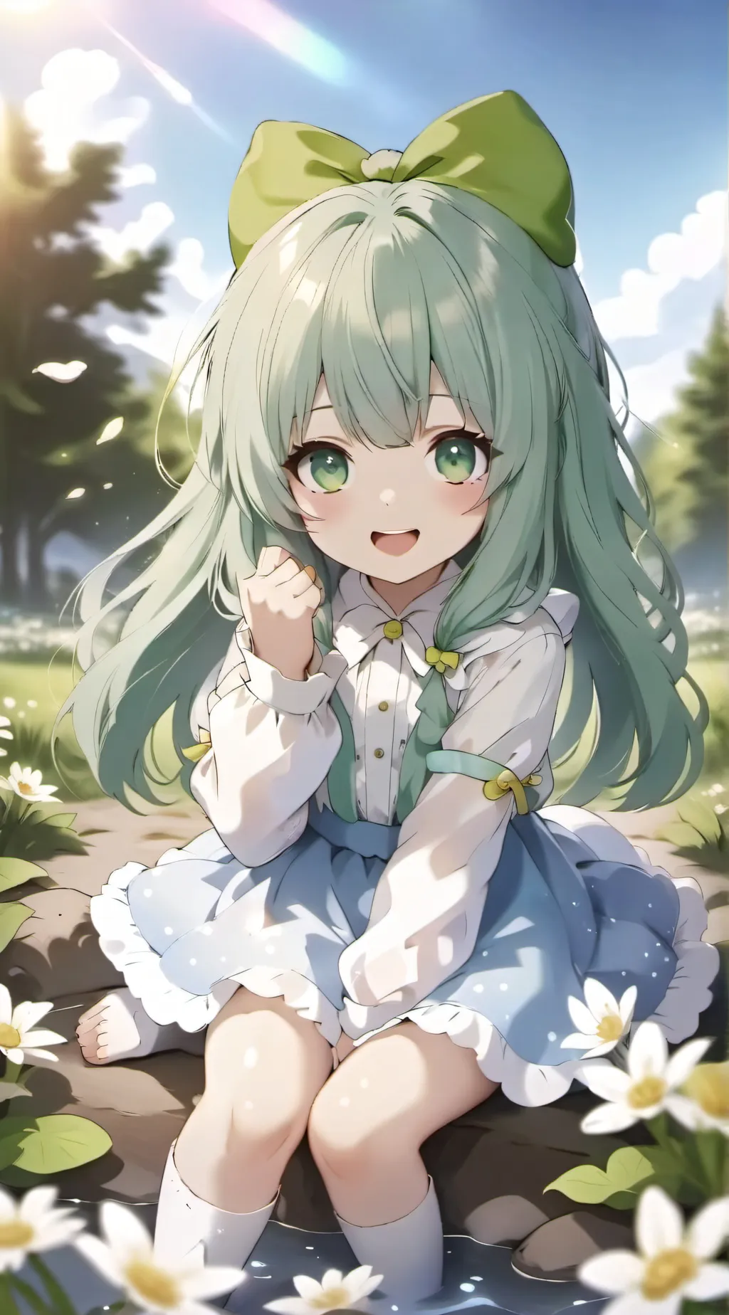 ai character: baby tsu  background
