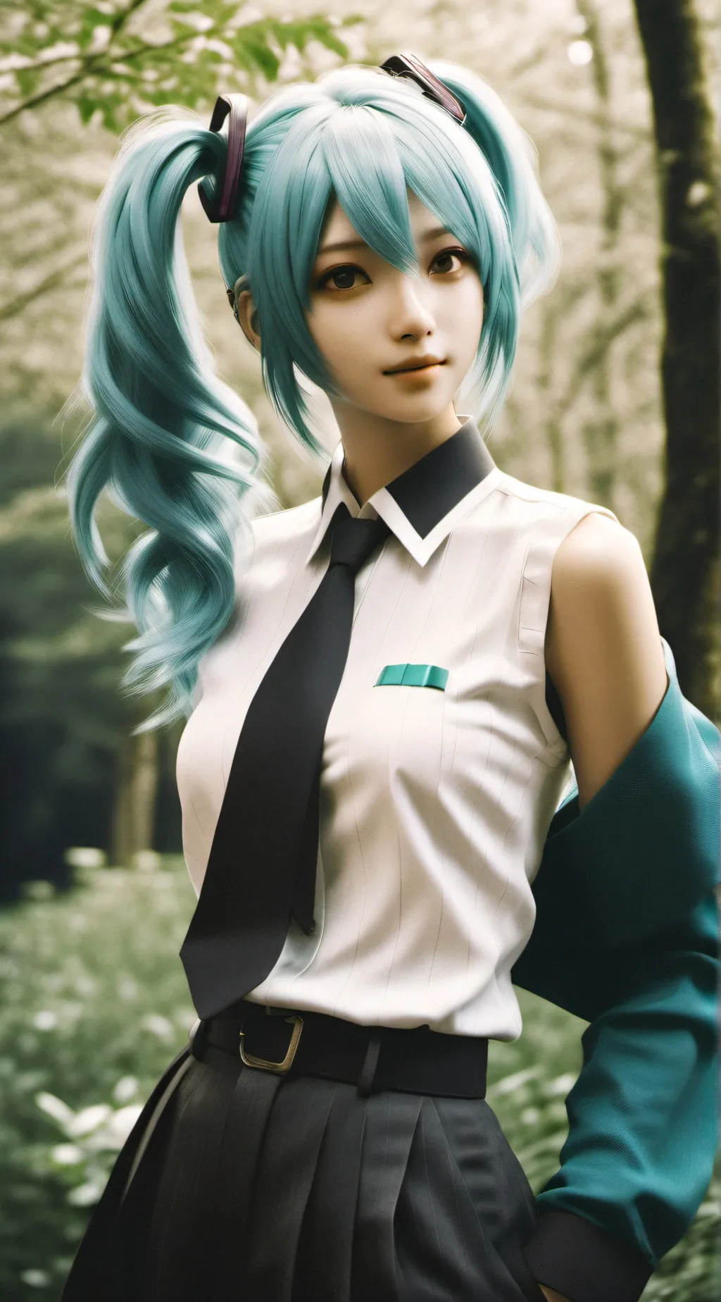 ai character: miku background