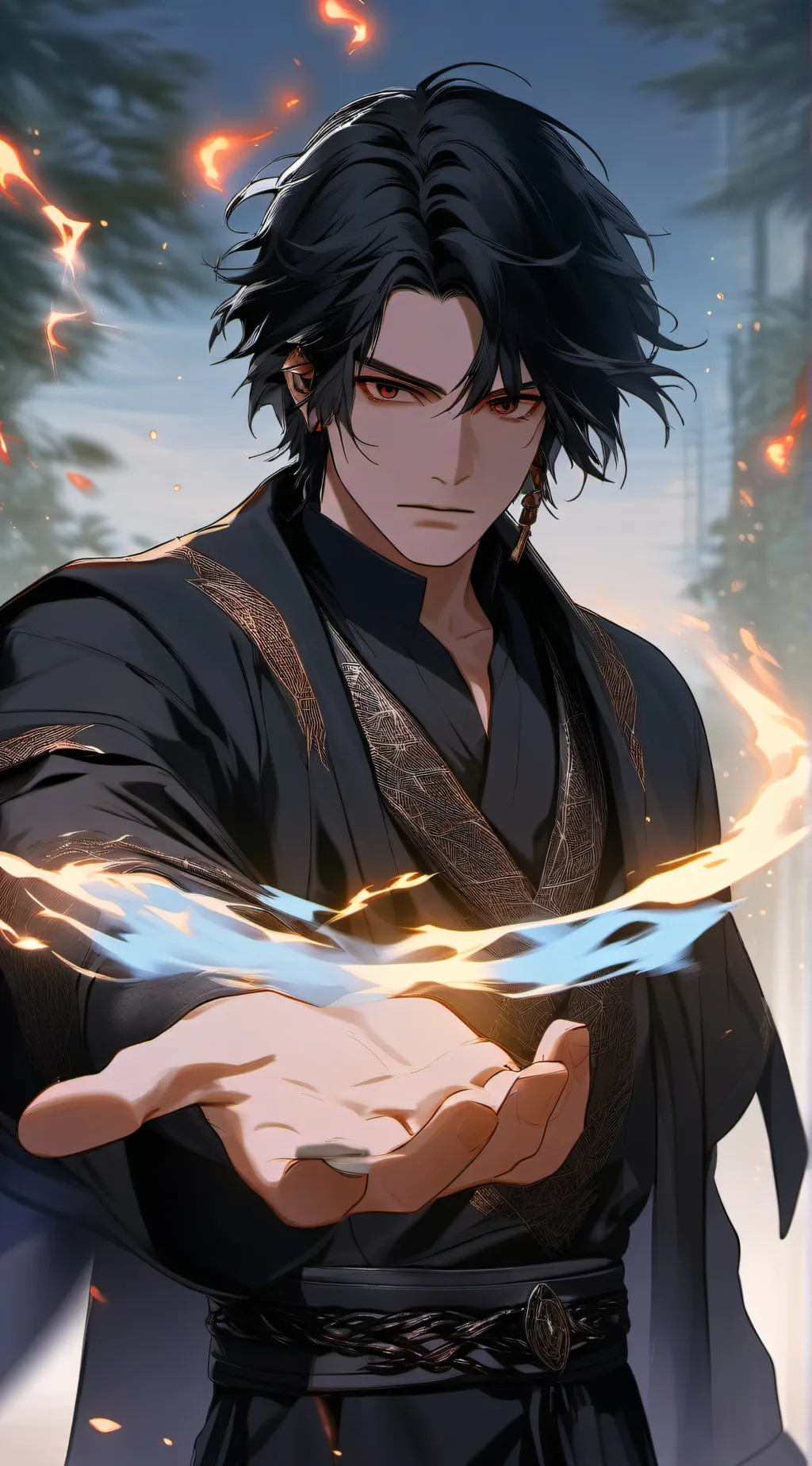 ai character: zeref background