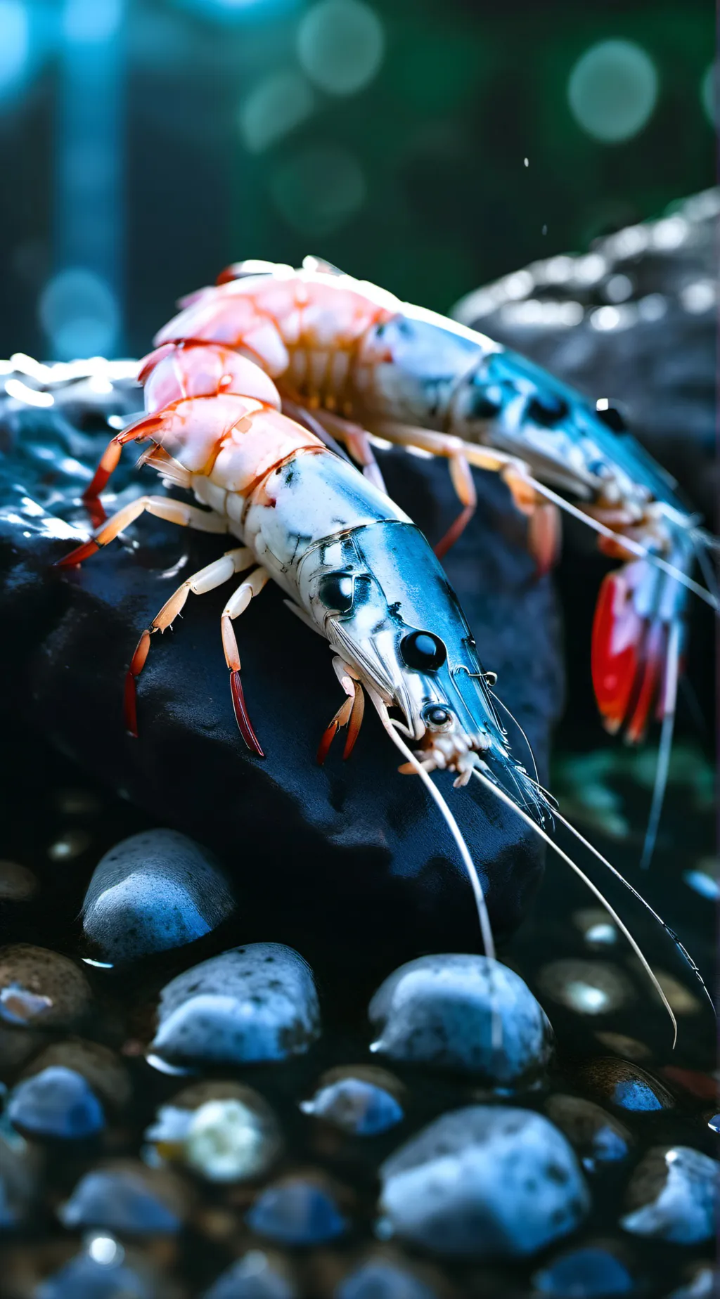 ai character: shrimp detector background