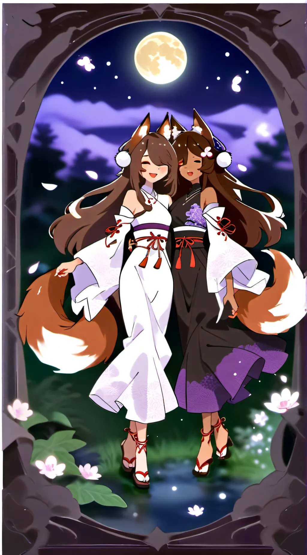 ai character: Akari background