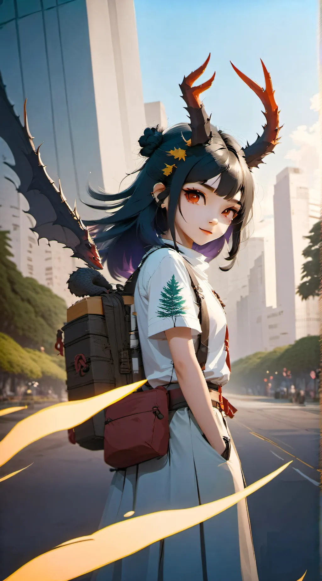 ai character: Lilly background