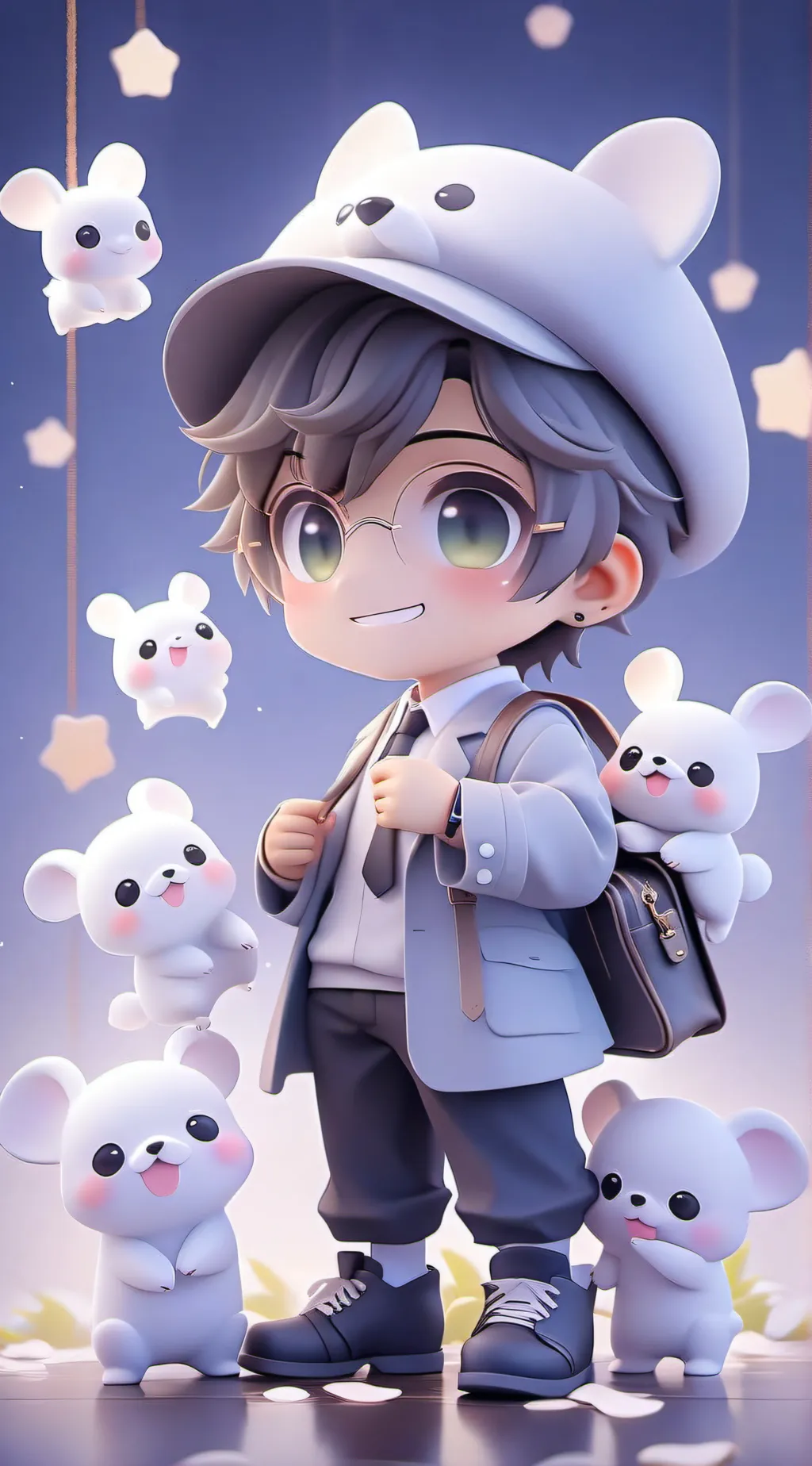 ai character: san valentin background