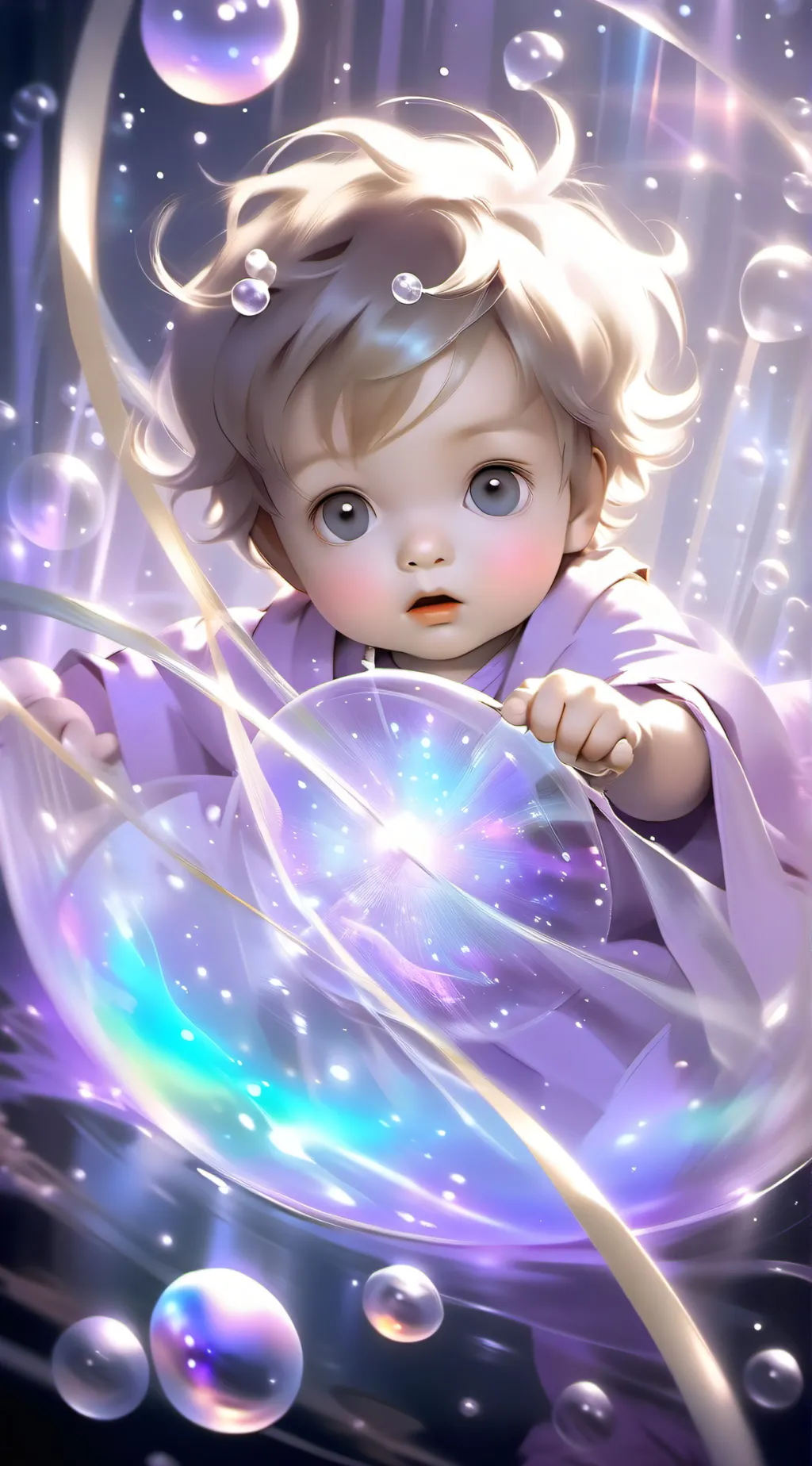 ai character: baby background