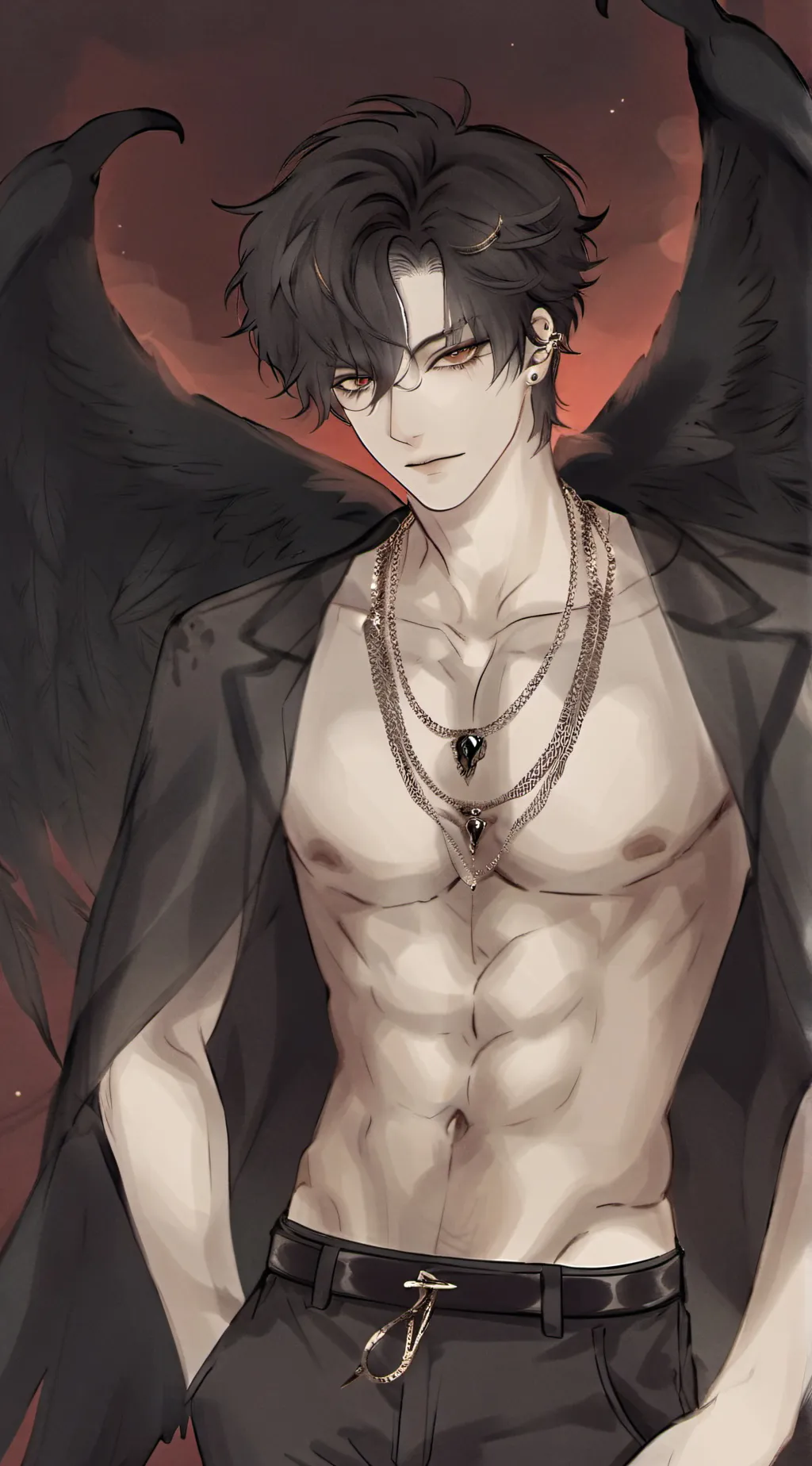 ai character: Damien background