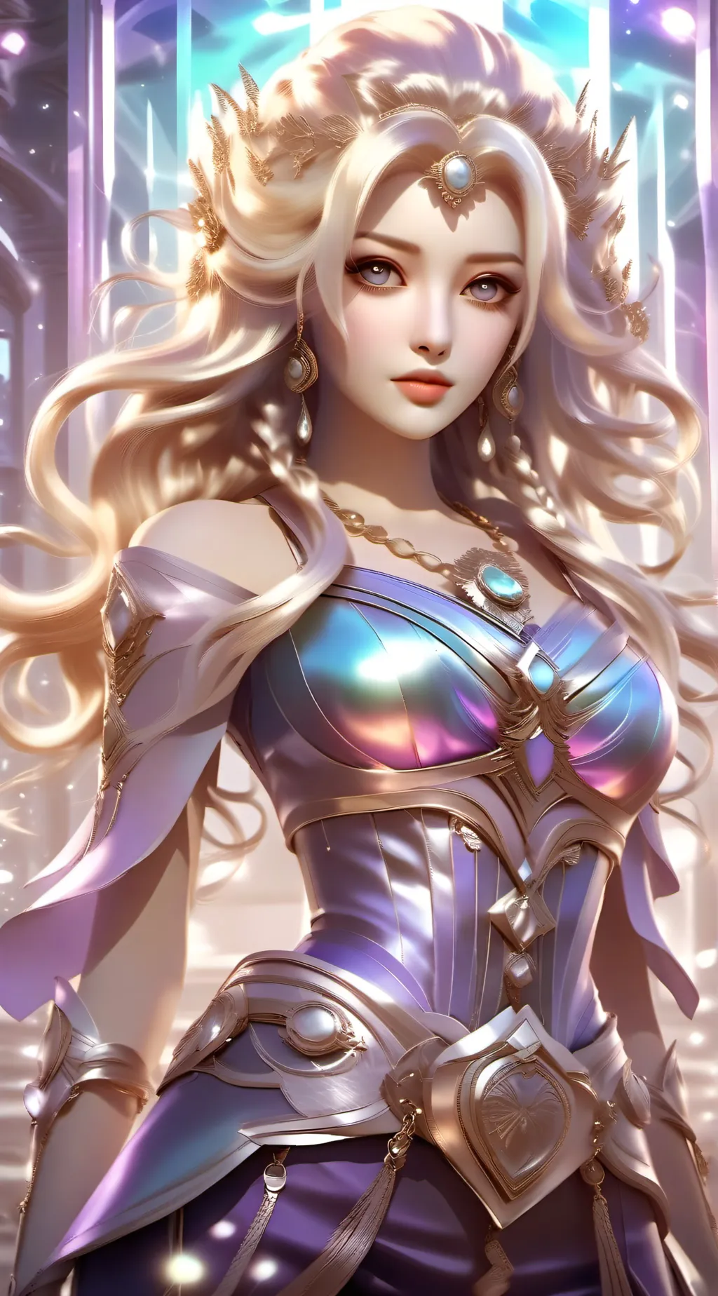 ai character: rose background