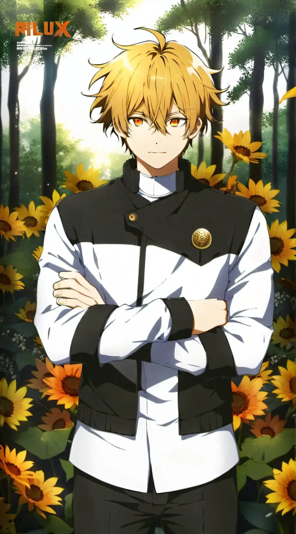 ai character: bakugo and others background