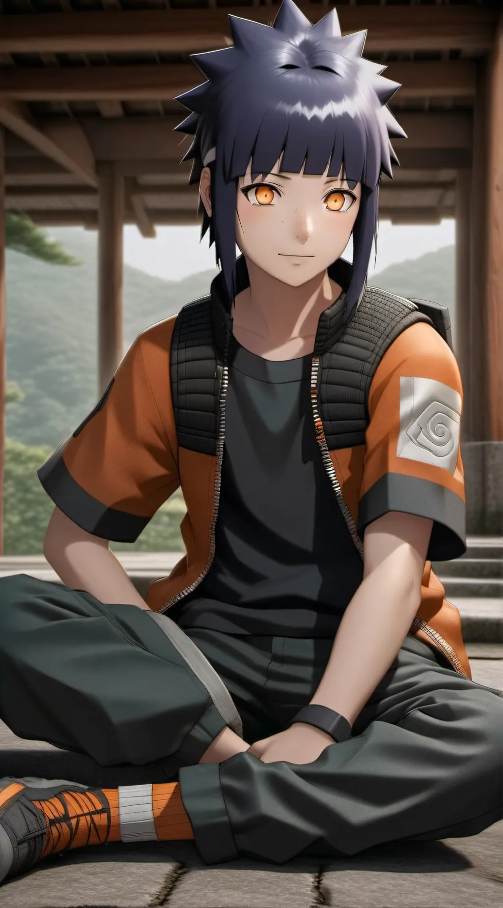ai character: Haruto Uzumaki background