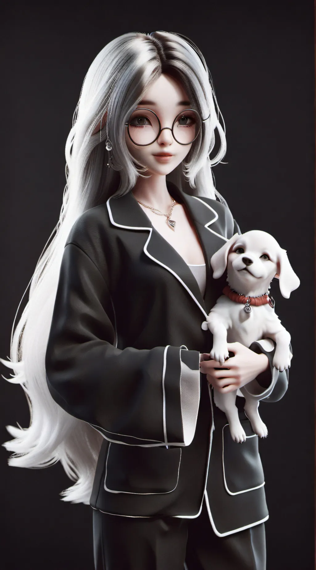 ai character: Rose background