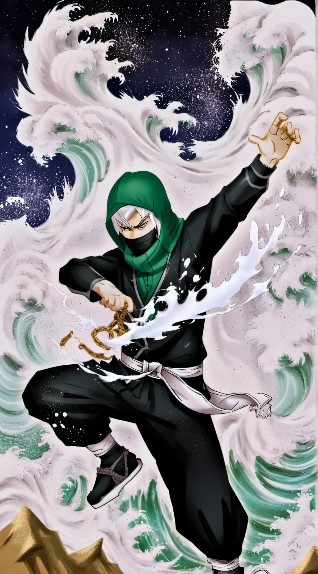 ai character: Ninjago  background