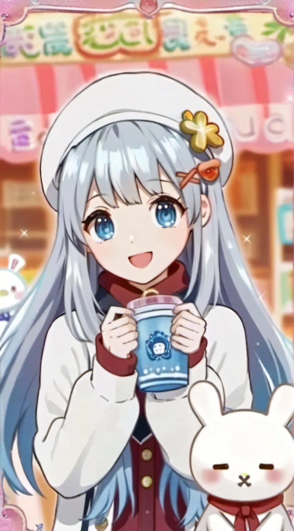 ai character: Cinnamoroll(me) background
