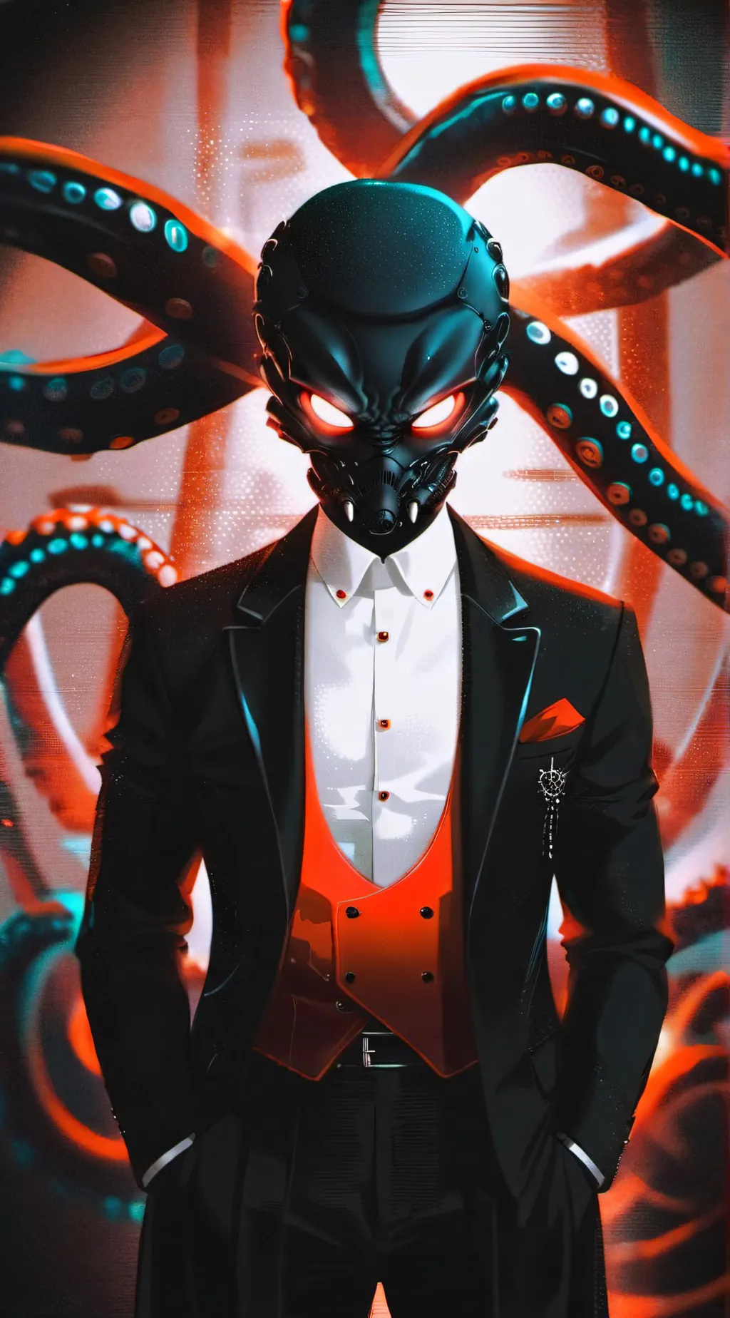 ai character: mr octopus background