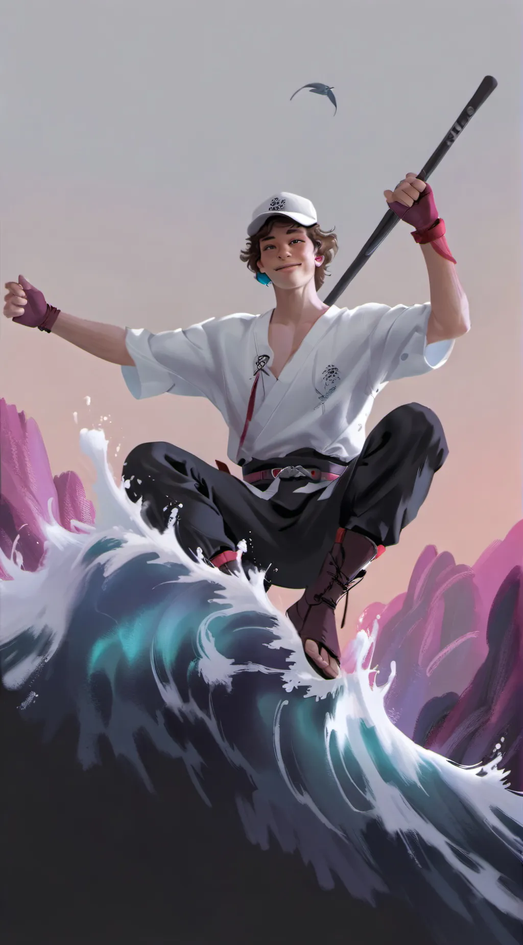 ai character: Chris sturniolo  background