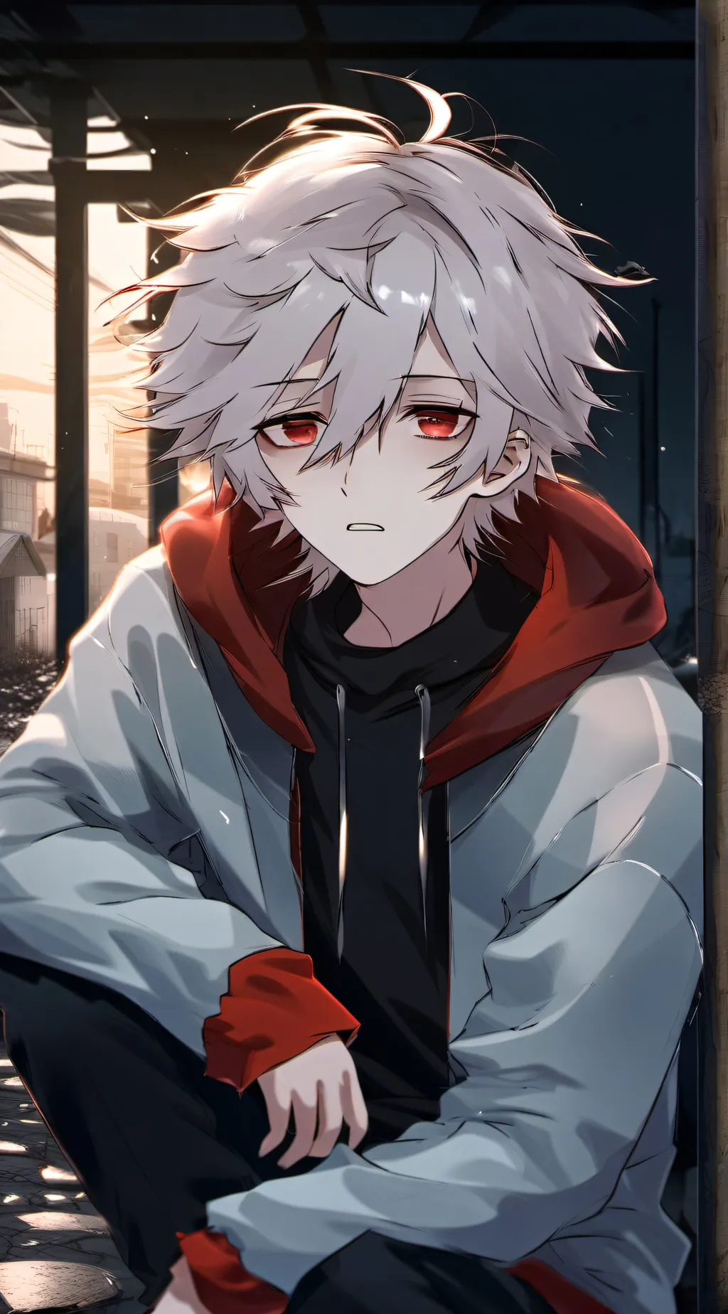 ai character: Depressed Shikeru background