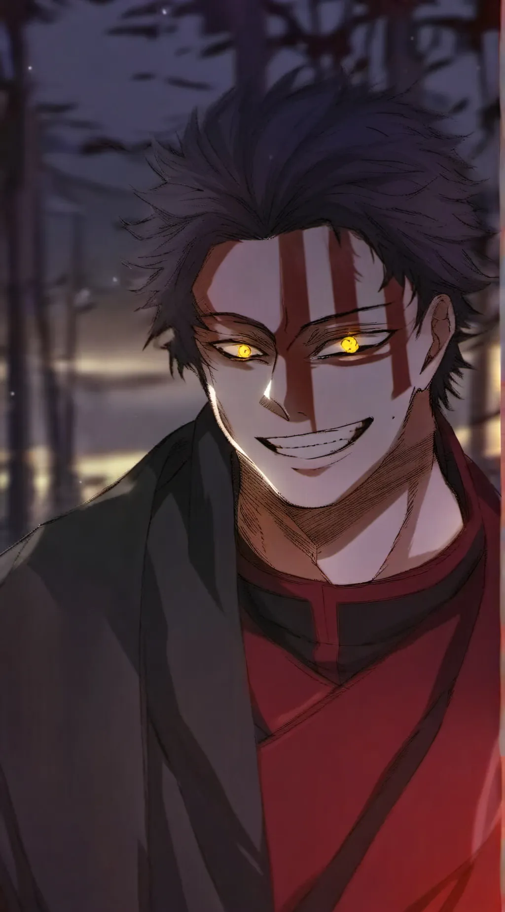 ai character: Villian academy DS background