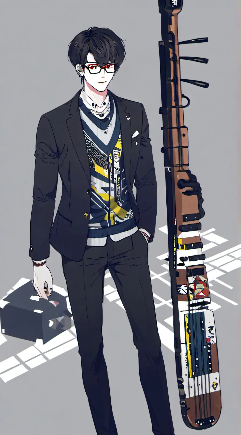 ai character: mha guy  background