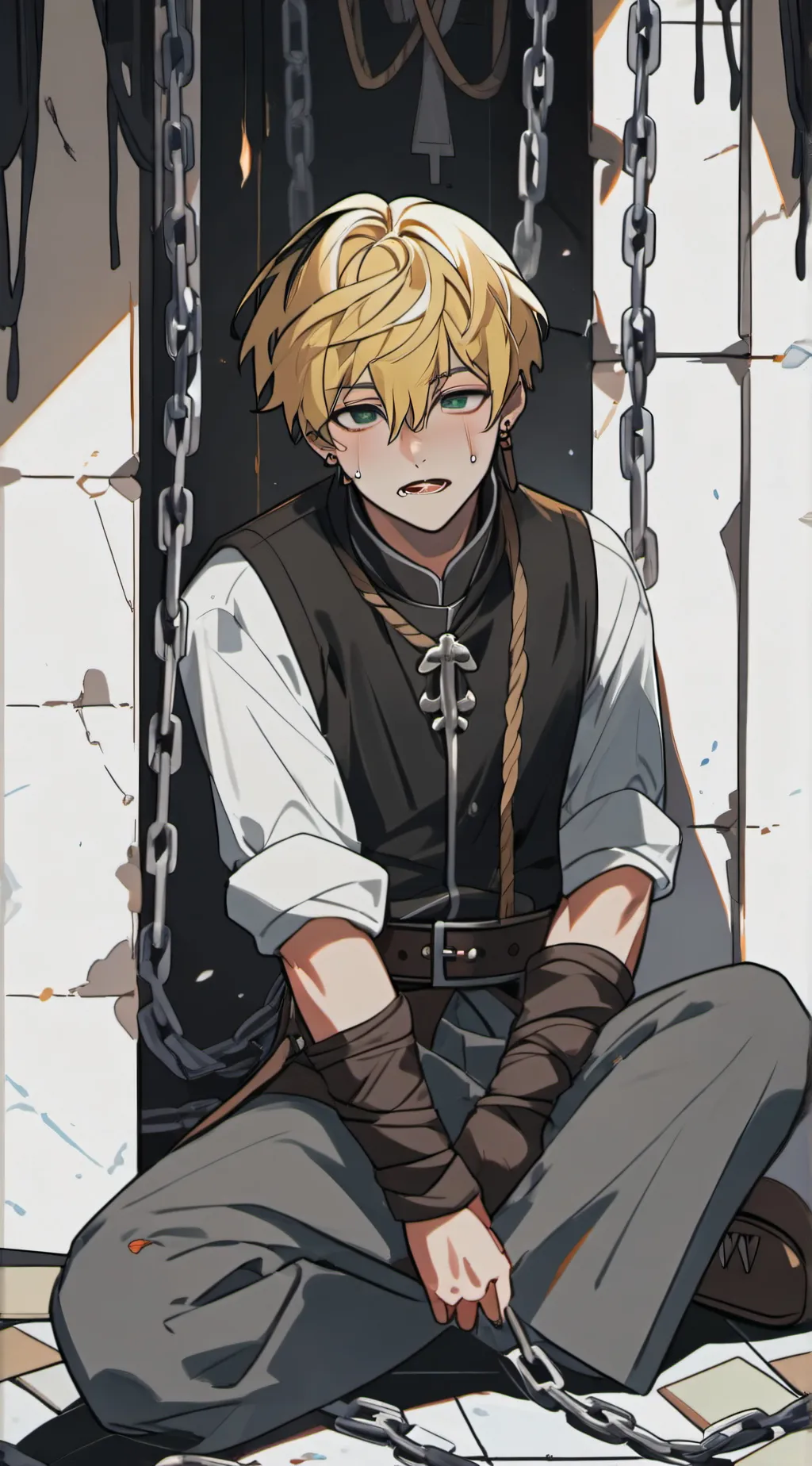 ai character: ~Kidnapped Boy~  background