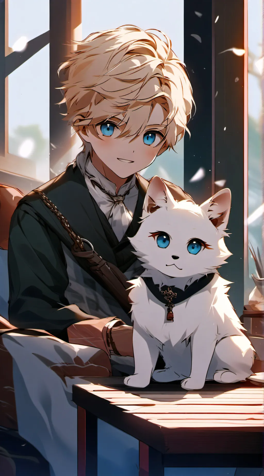 ai character: Lucifer  background