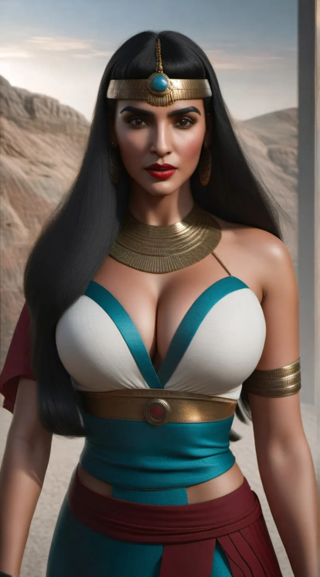 ai character: Cleópatra  background