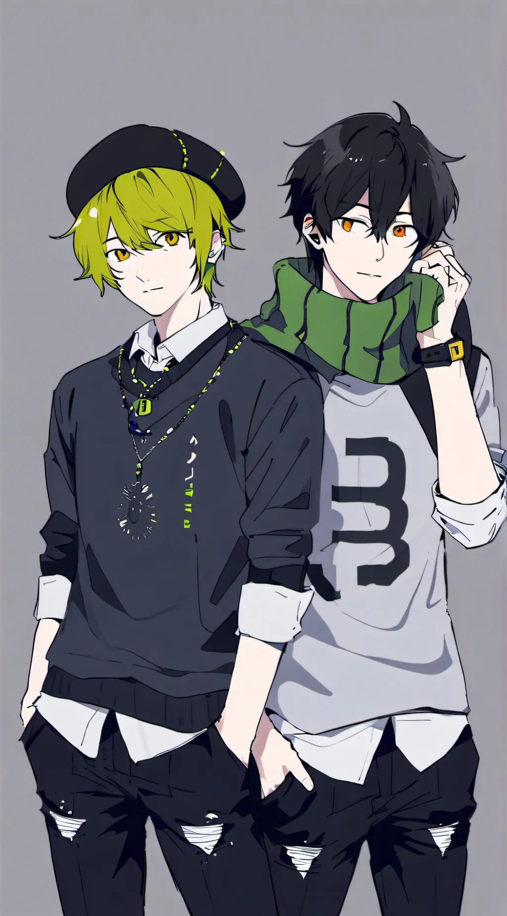 ai character: Alex and Enzo background
