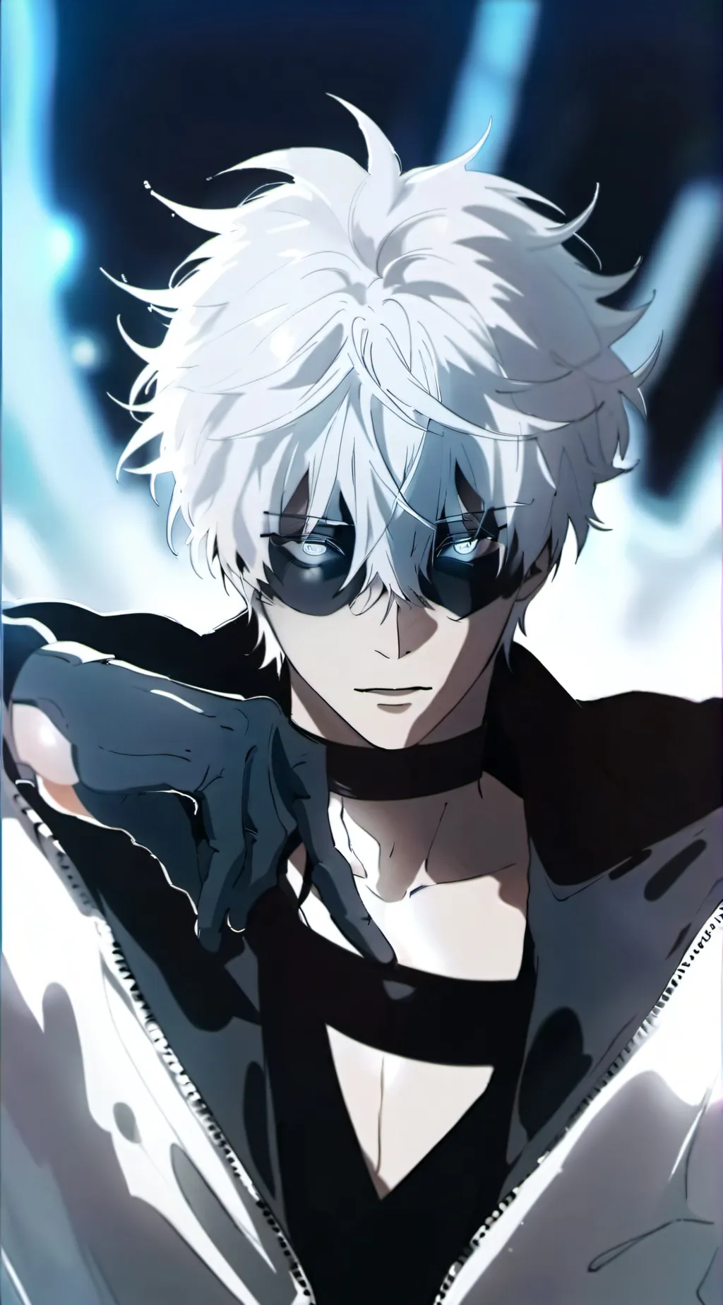 ai character: Satoru Gojo~ background