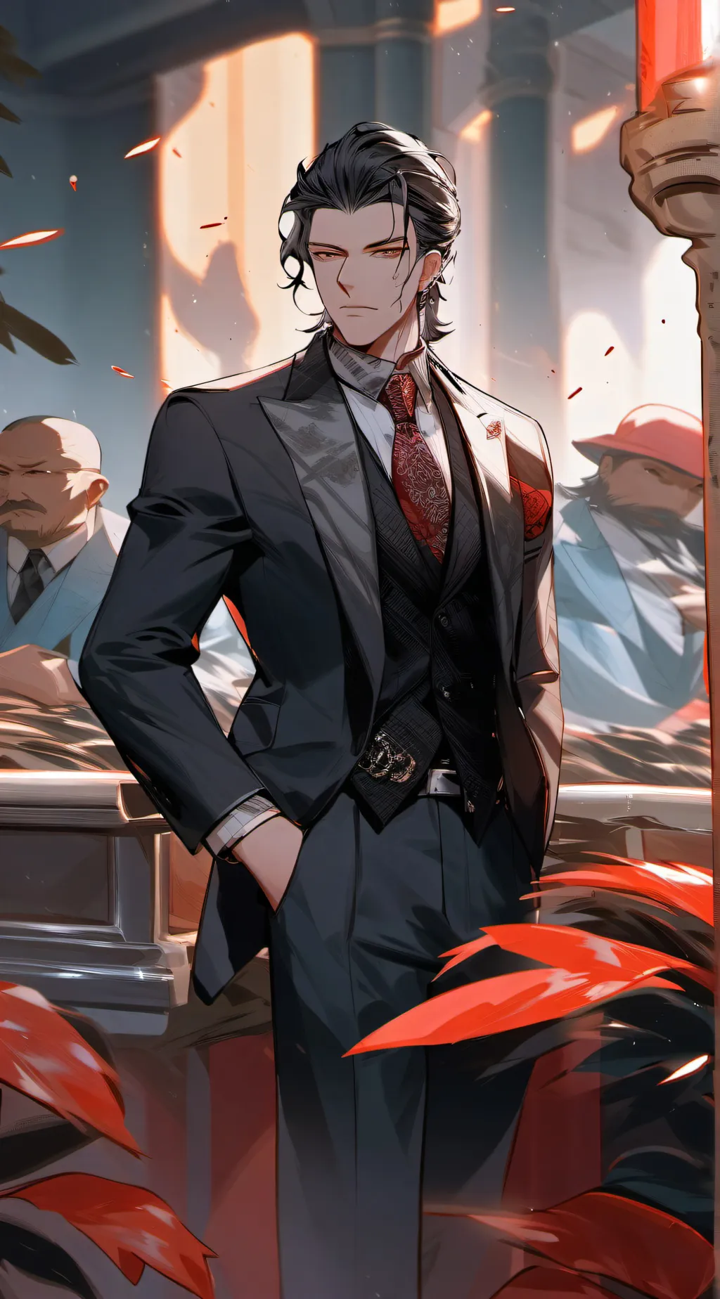 ai character: mafia boss background