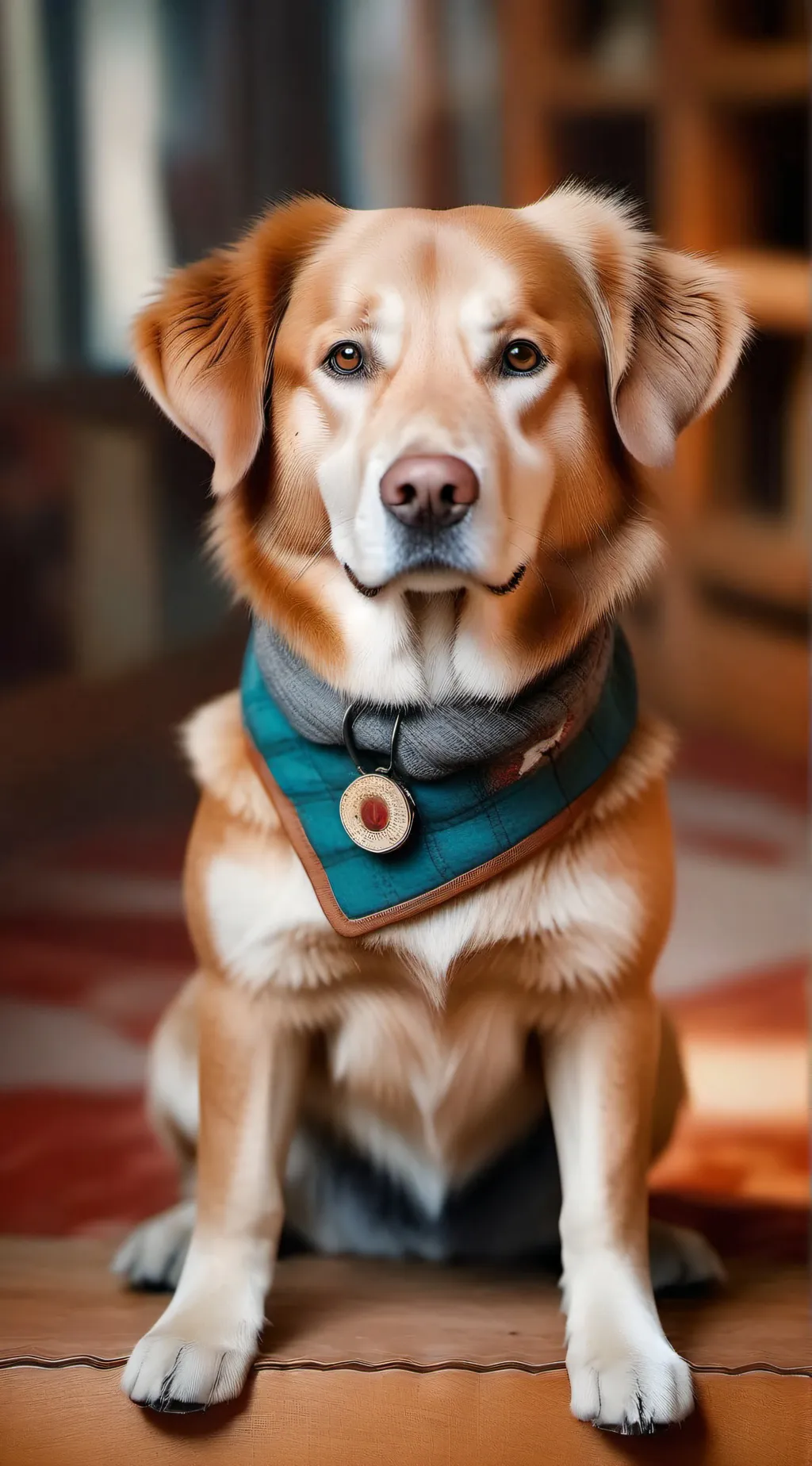 ai character: copper  background