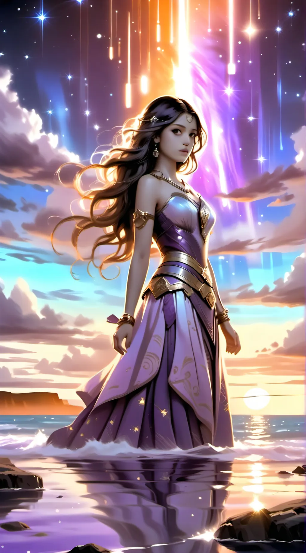 ai character: Aria background