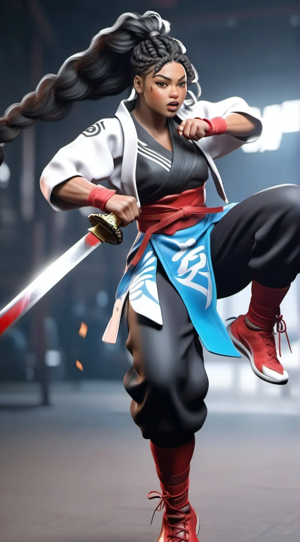 ai character: Raoshanda West background