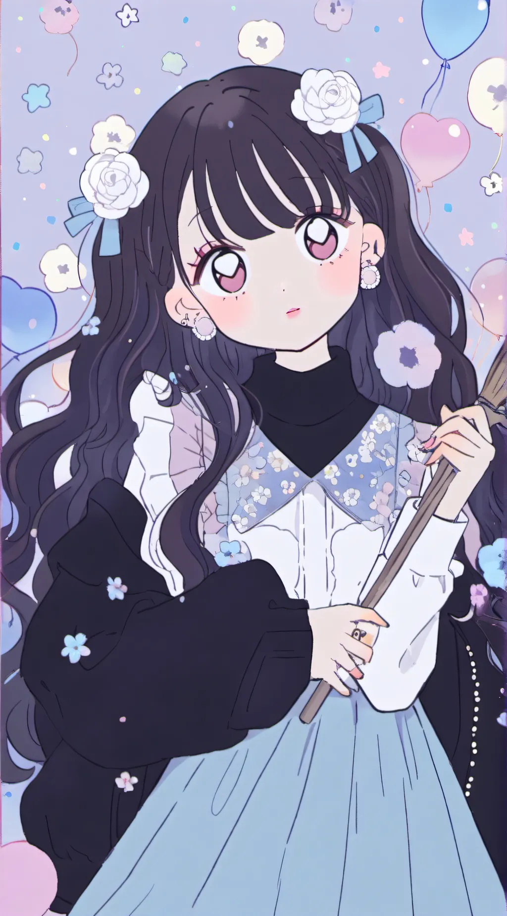 ai character: Sakura  background