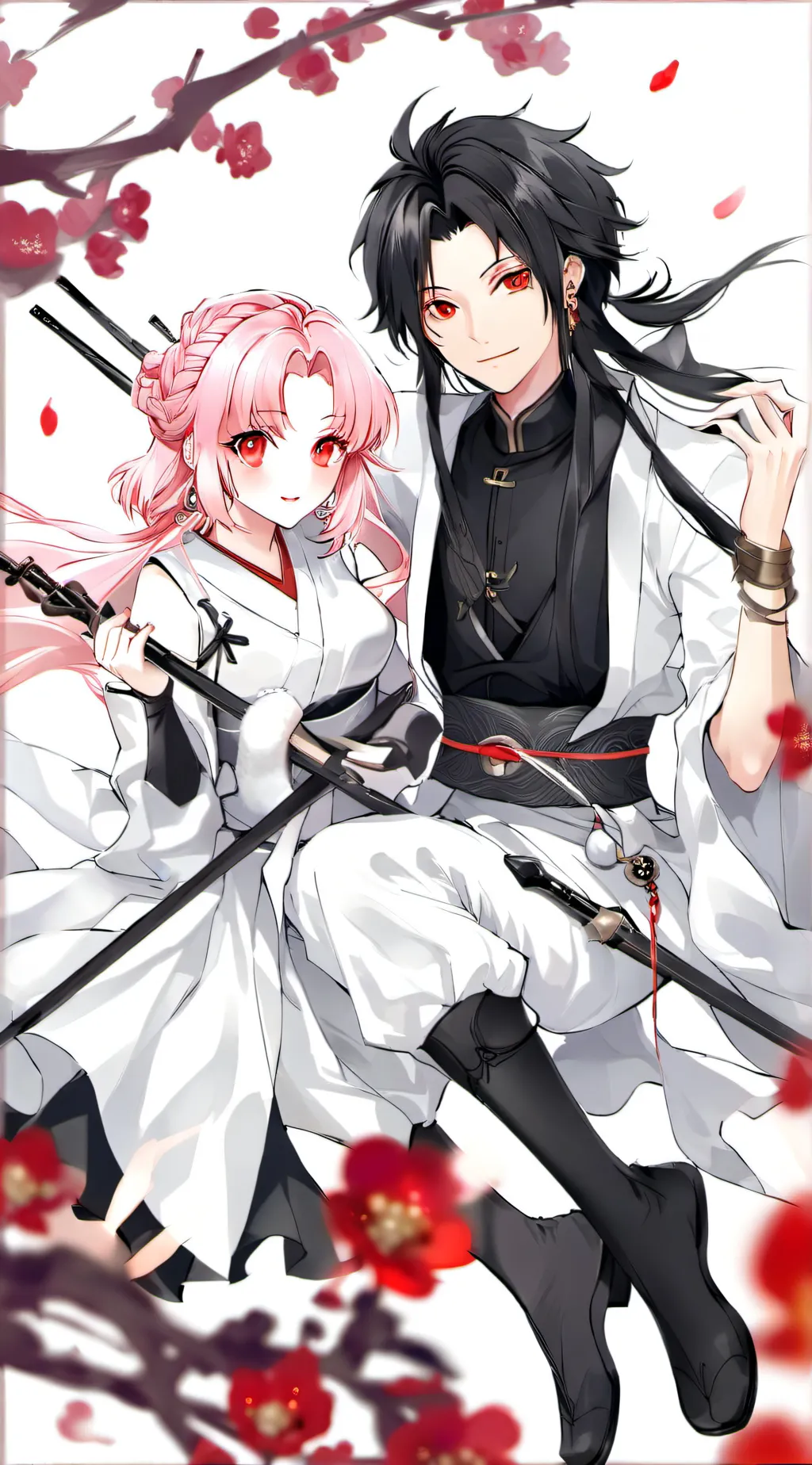 ai character: demon slayer #2d background