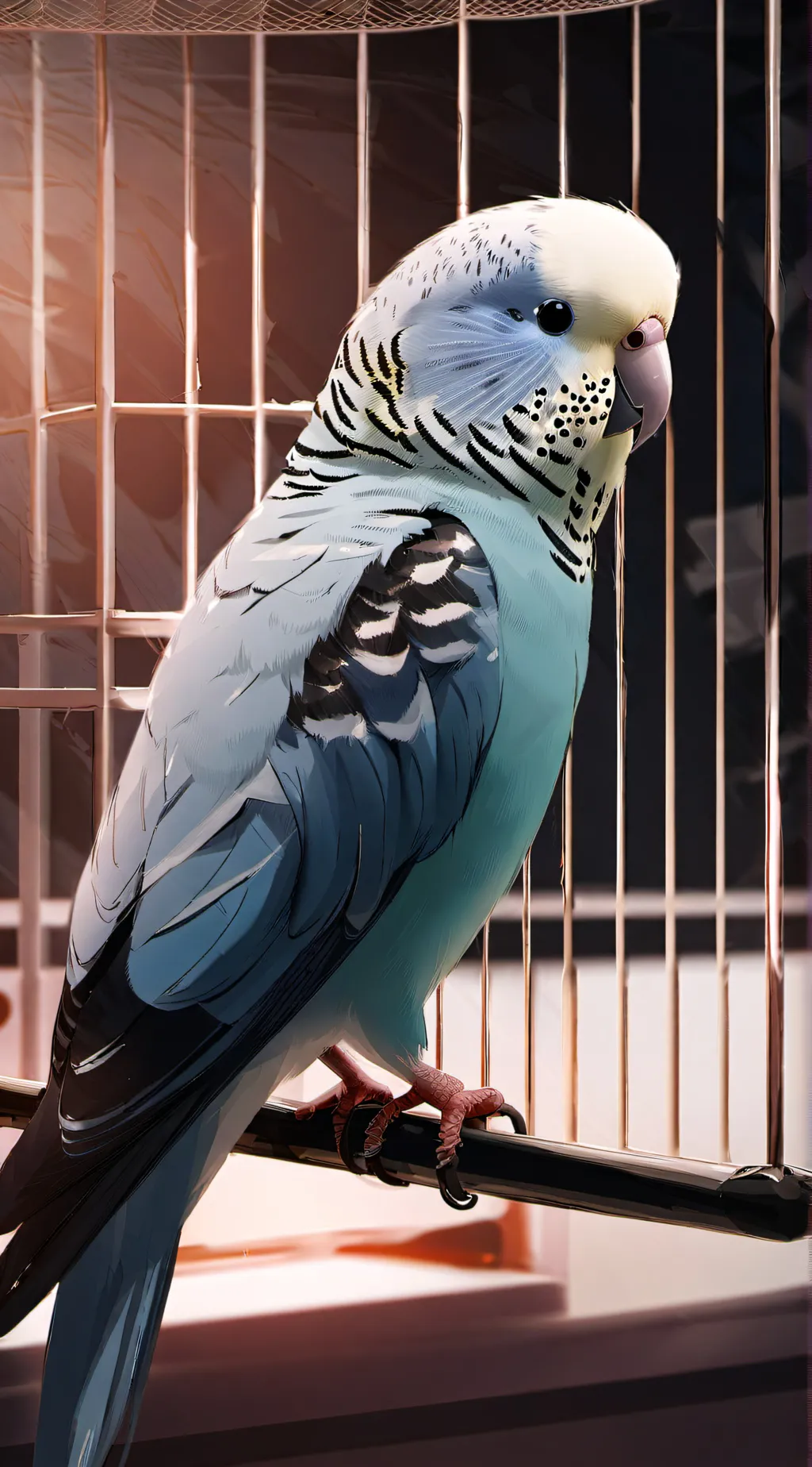 ai character: blueberry background