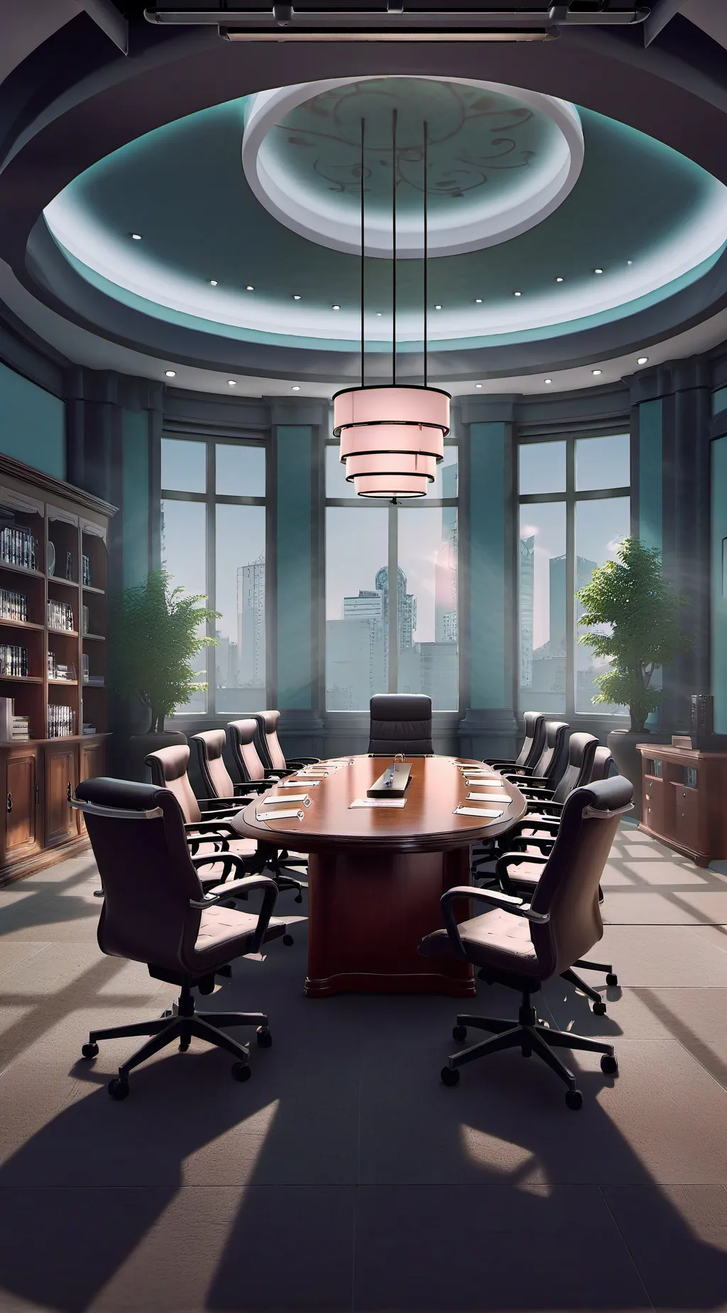 ai character: Comment meeting background