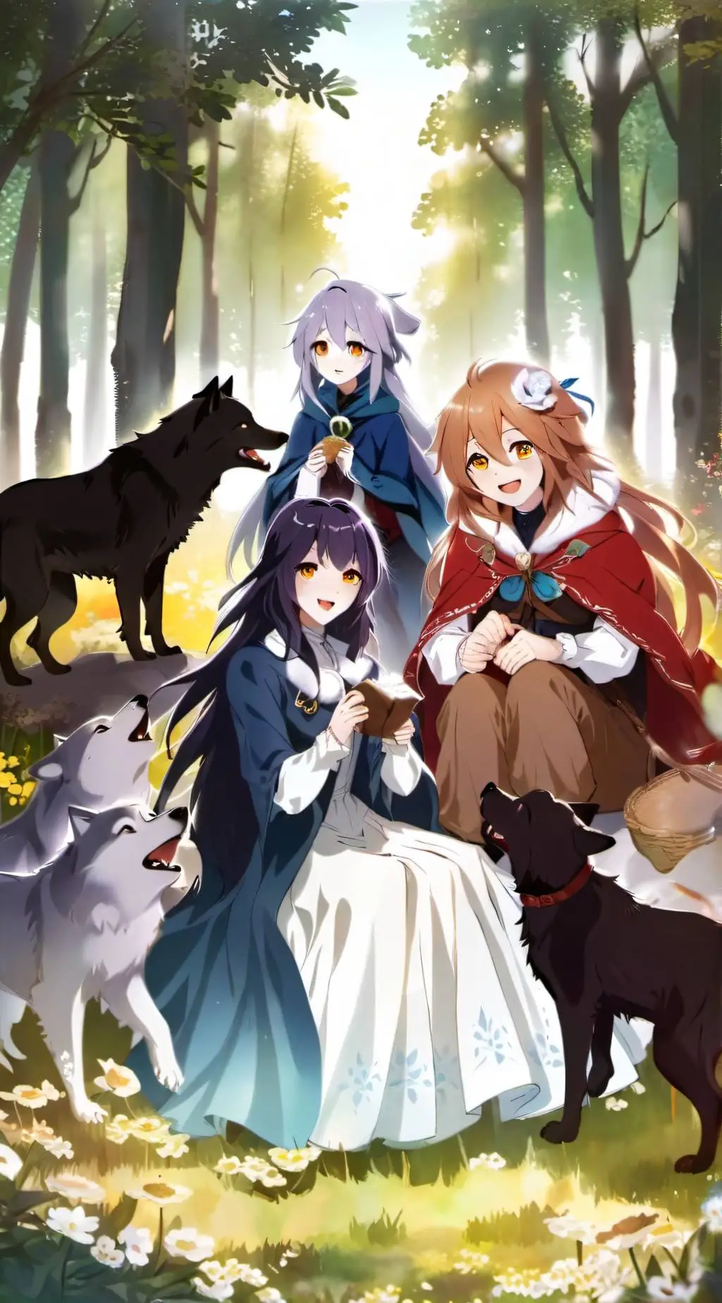 ai character: Lifes of Wolves background