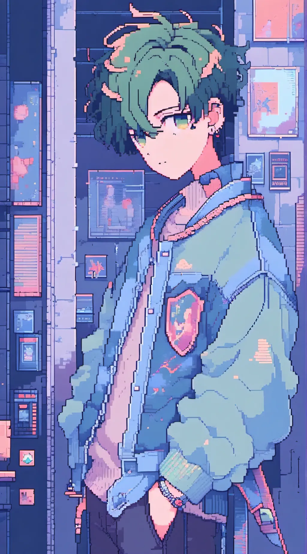 ai character: deku background