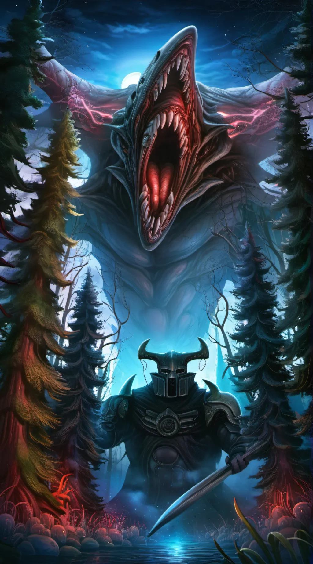 ai character: Siren Head Aphmau background