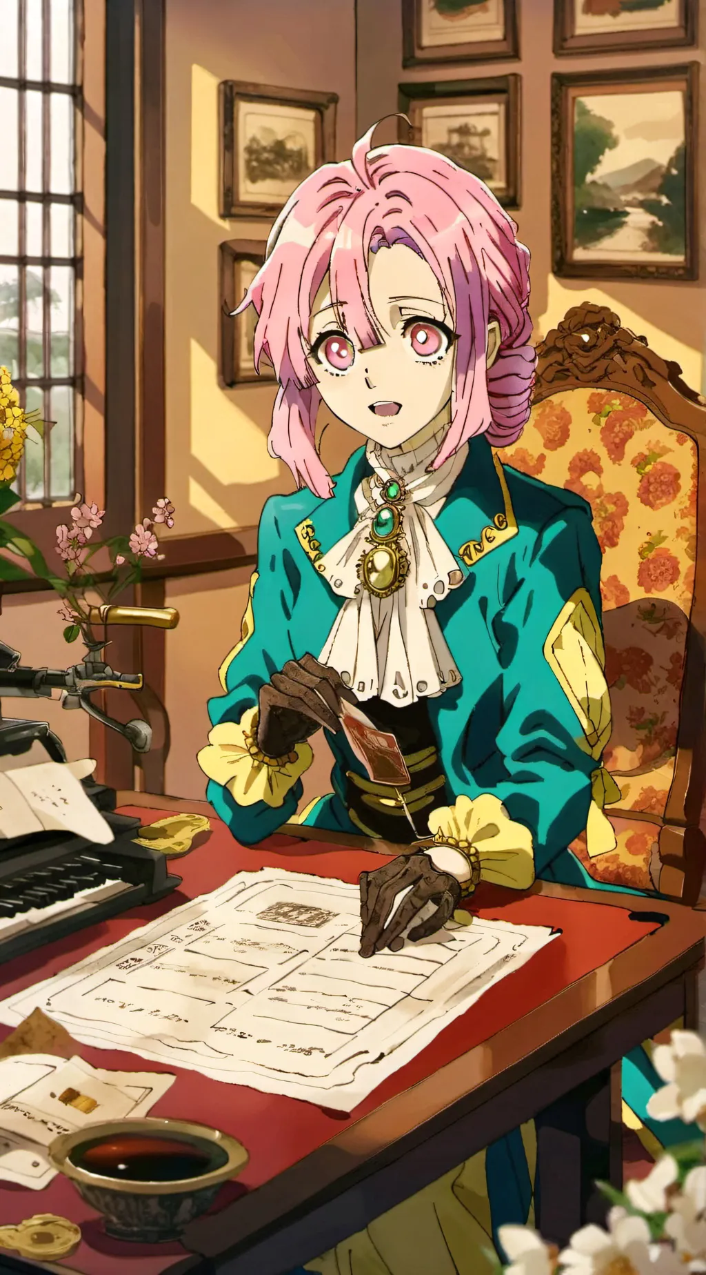 ai character: your  boss Emma  background