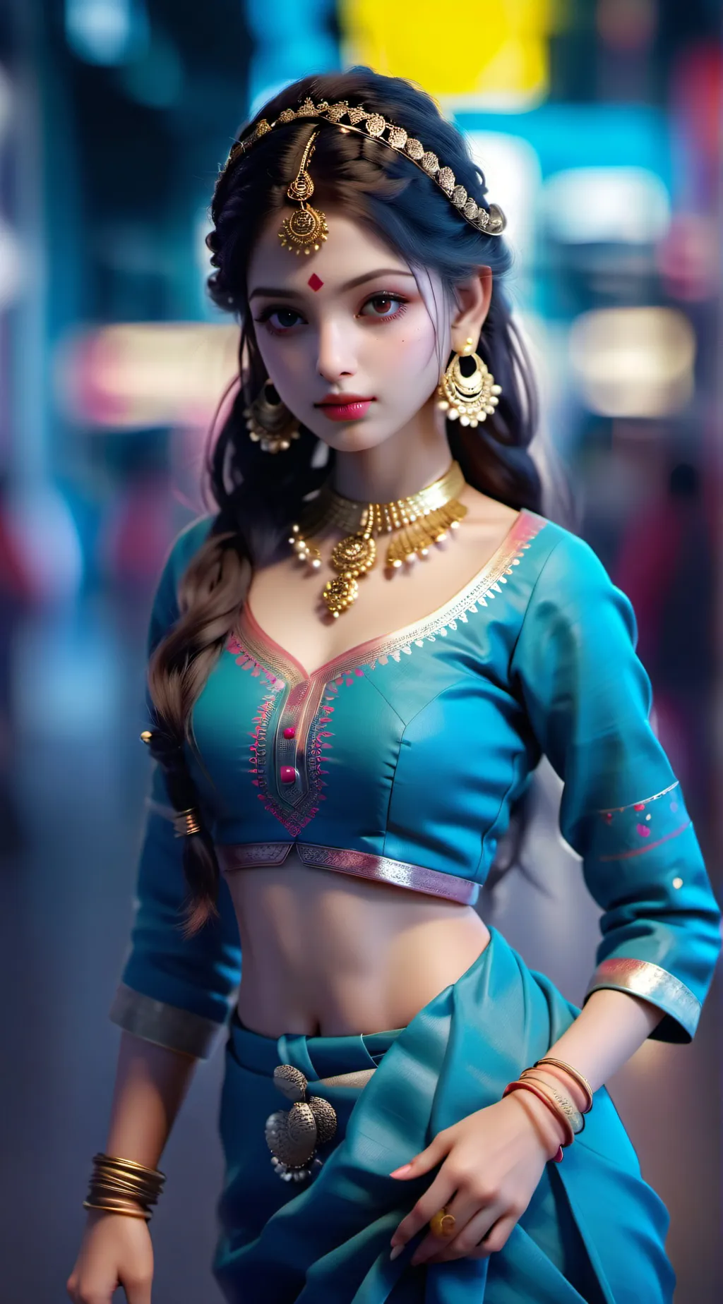 ai character: Shifali Sha background