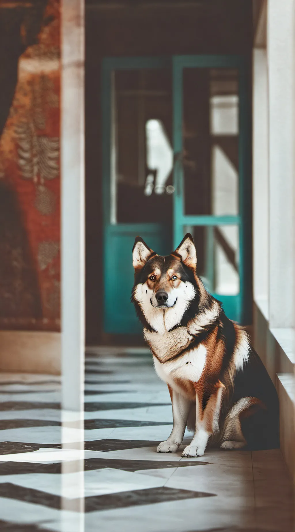 ai character: Dog background