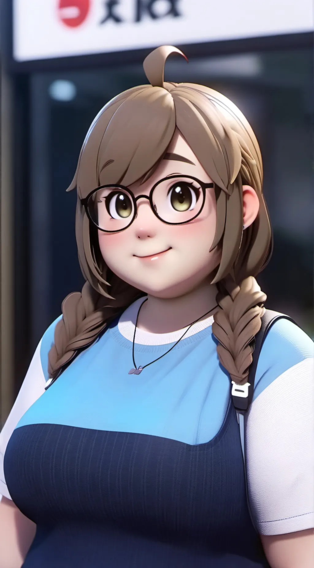 ai character: fat background