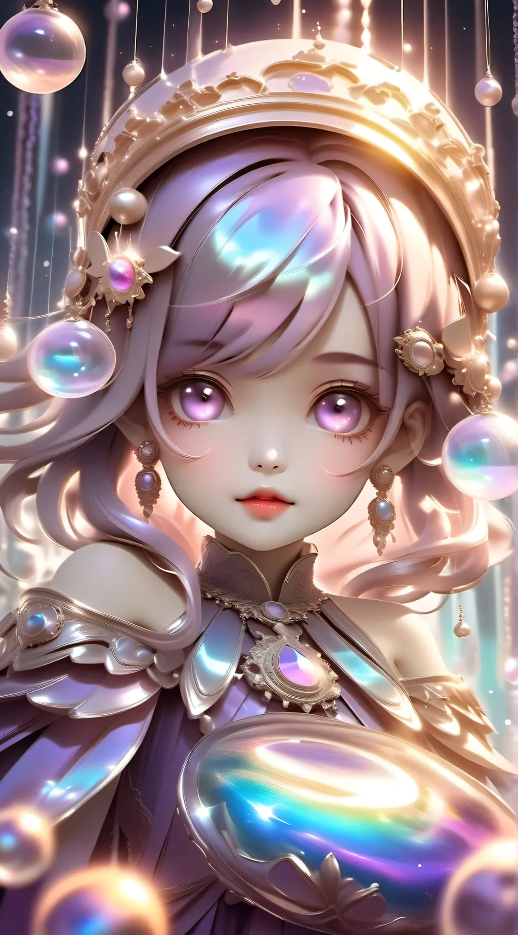 ai character: Amethyst background