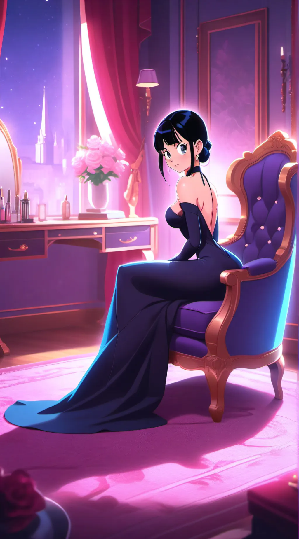 ai character: chi chi background