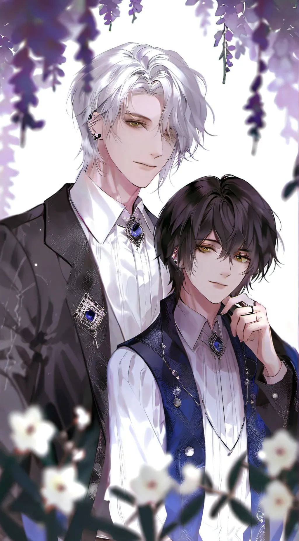 ai character: N and zen background